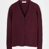 Cardigan con Bottoni Donna Lana Extrafine Sonia  - Rifò Lab Moda circolare made in Italy
Viola Uva