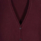 Cardigan con Bottoni Donna Lana Extrafine Sonia  - Rifò Lab Moda circolare made in Italy
Viola Uva
