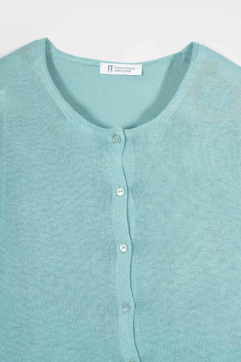 Cardigan Donna Viscosa Vanessa - Rifò Lab Moda circolare made in Italy