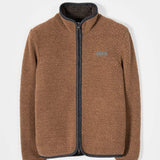 Giacca Pile Uomo Lana Rigenerata Uomo Richard - Rifò Lab Moda circolare made in Italy 
Blu Notte