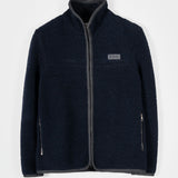 Giacca Pile Uomo Lana Rigenerata Uomo Richard - Rifò Lab Moda circolare made in Italy 
Blu Notte