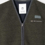 Gilet Pile Donna Uomo Lana Riciclata Andrew - Rifò Lab Moda circolare made in Italy
Verde Foresta