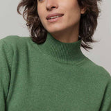 Maglia Collo Alto Cashmere Donna Ada - Rifò moda circolare made in Italy
Verde Bietola