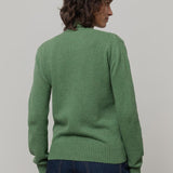 Maglia Collo Alto Cashmere Donna Ada - Rifò moda circolare made in Italy
Verde Bietola