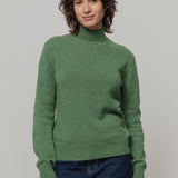 Maglia Collo Alto Cashmere Donna Ada - Rifò moda circolare made in Italy
Verde Bietola