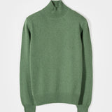 Maglia Collo Alto Cashmere Donna Ada - Rifò moda circolare made in Italy
Verde Bietola