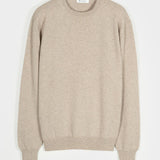 Maglia Girocollo Cashmere Rigenerato Uomo Beige - Rifò