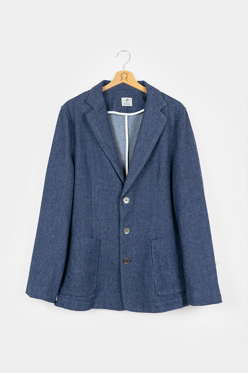 Denim | Blazer uomo jeans rigenerato
