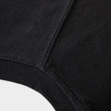 t shirt 100 cotone organico e cotone rigenerato nera