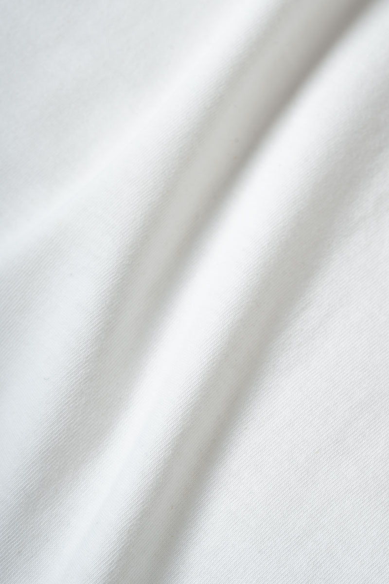 t shirt bianca cotone organico e cotone rigenerato 100% made in Italy