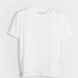 T shirt Bianca Donna Cotone Rigenerato Mimma - Rifò

T-shirt 100 cotone donna bianca, prodotta in Italia per una moda etica in cotone organico e riciclato. Scopri tutte le magliette donna maniche corte di Rifò!