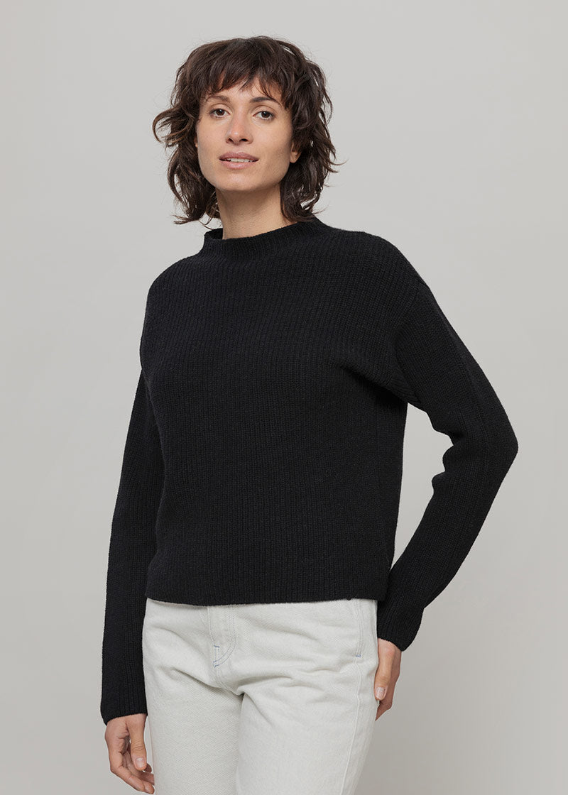Maglia Donna Cashmere Rigenerato Melissa Nero