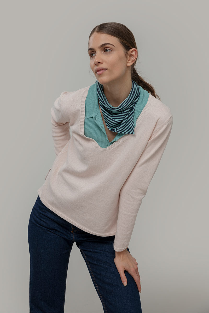 Maglia Donna Cotone Rigenerato Aura Rifò Lab