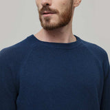 Maglioncino Uomo Lana Extrafine Maglia Girocollo Massimo - Rifò Lab Moda circolare made in Italy
Blu Abisso