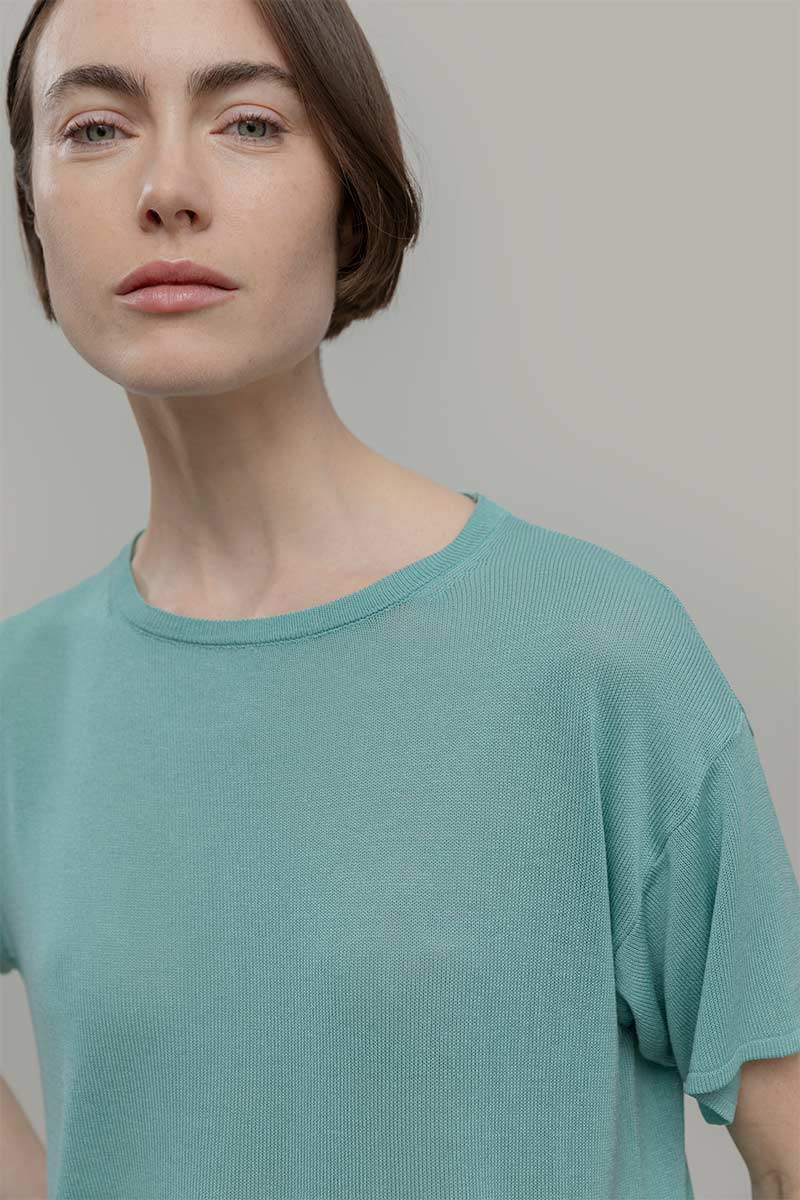 T-Shirt Donna Viscosa Virginia Rifò Lab